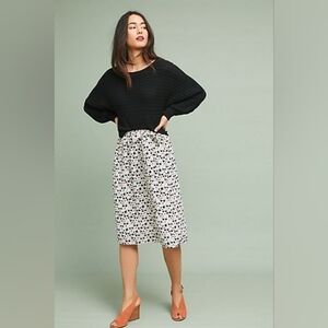 Anothropologie Porridge Visage Midi Skirt Medium NWT